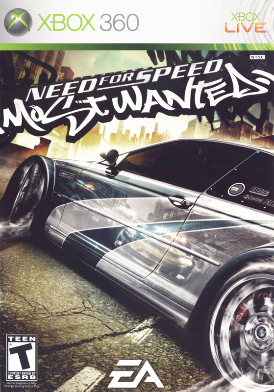 Need For Speed: Most Wanted [Not For Resale] box art for Xbox 360